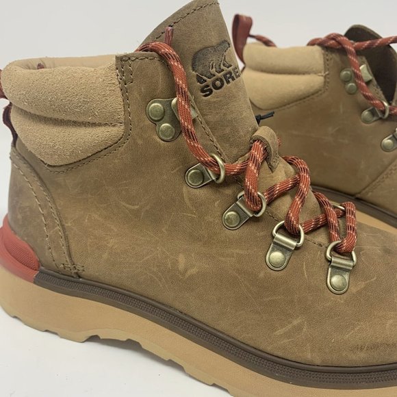 Sorel Hi-Line 2009121261 Hiker Boots Women's 6 Umber Tawny Buff Leather S0615‎ - Picture 2 of 10